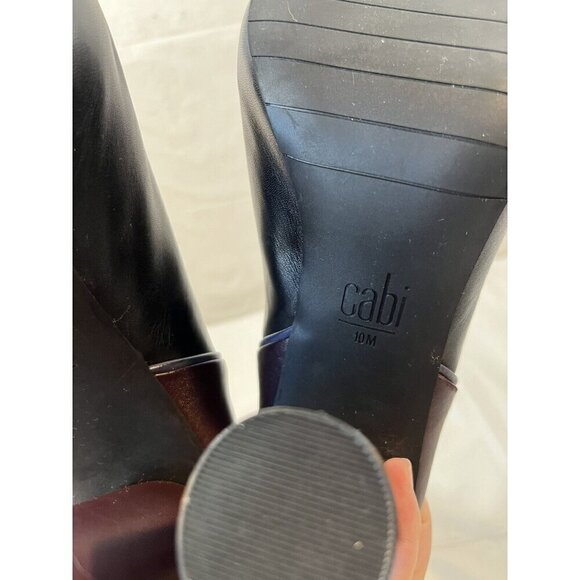 Cabi Women’s BISSET Bootie Block Heel Ankle Boots Sz 10 NEW - Picture 11 of 16